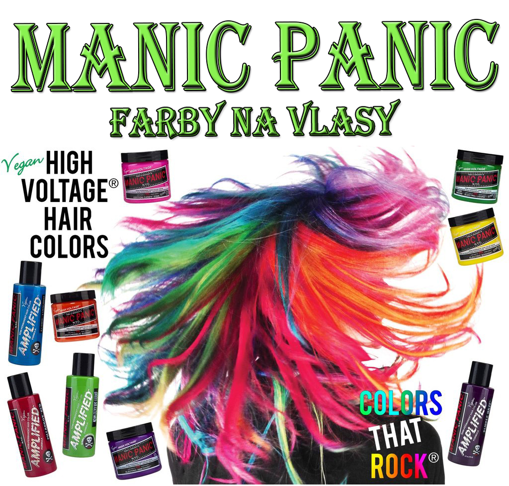 MANIC PANIC - farby na vlasy v SpikeStreetShope