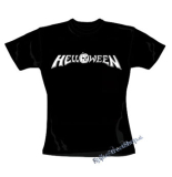 HELLOWEEN - Logo - čierne dámske tričko (-50%=VÝPREDAJ)