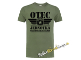 OTEC - Jednotka pre špeciálne úlohy - khaki pánske tričko (-50%=VÝPREDAJ)