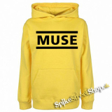 MUSE - Logo - žltá detská mikina