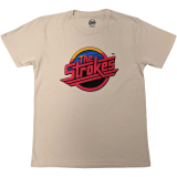 THE STROKES - Red Logo - pieskové pánske tričko