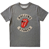 ROLLING STONES - Biker Tongue - sivé pánske tričko