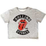 ROLLING STONES - Tour '78 - sivé dámske tričko crop top KR