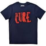 THE CURE - Logo - modré pánske tričko