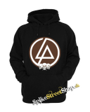 LINKIN PARK - Brown Logo & Skulls - čierna detská mikina