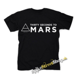 30 SECONDS TO MARS - Logo - čierne detské tričko