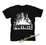 FORTNITE - Logo & Skins - čierne detské tričko