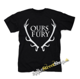 GAME OF THRONES - Ours Is The Fury - Logo - čierne detské tričko