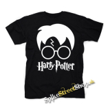 HARRY POTTER - Glasses Bold Crest With Logo - čierne detské tričko