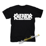 KREATOR - Logo White - čierne detské tričko