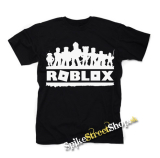 ROBLOX - Logo Skins - čierne detské tričko