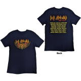 DEF LEPPARD - Rock Of Ages Tour 2019 - modré pánske tričko