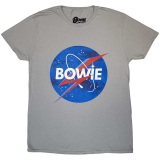 DAVID BOWIE - Starman Logo - sivé pánske tričko