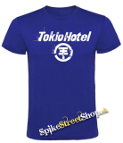 TOKIO HOTEL - Logo - kráľovskymodré pánske tričko