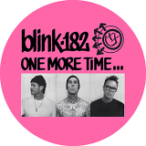 Podložka pod myš BLINK 182 - One More Time Band Poster Pink - okrúhla