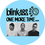 Podložka pod myš BLINK 182 - One More Time Band Poster Sky Blue - okrúhla