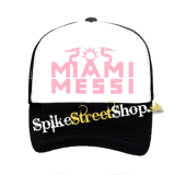 LIONEL MESSI - Miami Messi - čiernobiela sieťkovaná šiltovka model "Trucker"