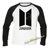 JUNGKOOK - BTS Logo Portrait - pánske tričko s dlhými rukávmi