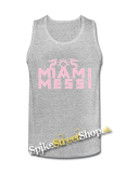 LIONEL MESSI - Miami Messi - Mens Vest Tank Top - šedé