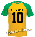 NEYMAR JR - 10 - žltozelené pánske tričko