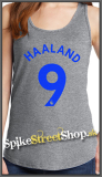 ERLING HAALAND - 9 - Ladies Vest Top - šedé