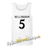 JUDE BELLINGHAM - 5 - Mens Vest Tank Top - biele