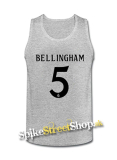 JUDE BELLINGHAM - 5 - Mens Vest Tank Top - šedé