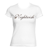 NIGHTWISH - Yesterwynde Logo Butterfly - biele dámske tričko