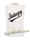 SHABOOZEY - Logo Singer - biele pánske tričko bez rukávov