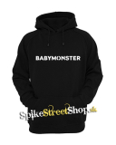 BABYMONSTER - Logo Kpop Band - čierna pánska mikina