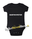 BABYMONSTER - Logo Kpop Band - čierne detské body