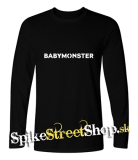 BABYMONSTER - Logo Kpop Band - detské tričko s dlhými rukávmi