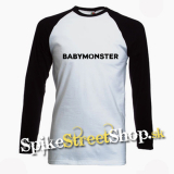 BABYMONSTER - Logo Kpop Band - pánske tričko s dlhými rukávmi