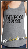 BENSON BOONE - Logo Singer - Ladies Vest Top - šedé