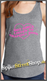 CHAPPELL ROAN - Hot Girls Listen To Chappel Roan - Ladies Vest Top - šedé