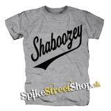 SHABOOZEY - Logo Singer - sivé detské tričko