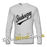 SHABOOZEY - Logo Singer - šedé detské tričko s dlhými rukávmi