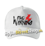 THE WARNING - Logo - biela šiltovka (-30%=AKCIA)