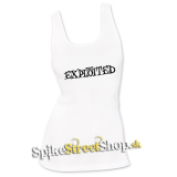 THE EXPLOITED - Logo - Ladies Vest Top - biele