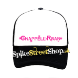 CHAPPELL ROAN - Pink Logo - čiernobiela sieťkovaná šiltovka model "Trucker"