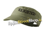 THE EXPLOITED - Logo - olivová šiltovka army cap