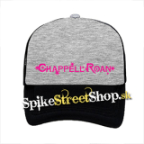 CHAPPELL ROAN - Pink Logo - šedočierna sieťkovaná šiltovka model "Trucker"