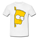 BART SIMPSON - biele detské tričko