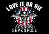 Samolepka AVENGED SEVENFOLD - Love It Or Die