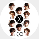 EXO - Band Faces Poster - odznak