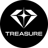 Podložka pod myš TREASURE - Logo Kpop Band - okrúhla