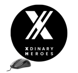 Podložka pod myš XDINARY HEROES - Logo - okrúhla