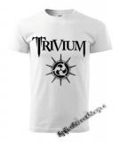 TRIVIUM - Black Logo - biele pánske tričko