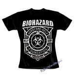 BIOHAZARD - Hardcore Help Foundation - čierne dámske tričko
