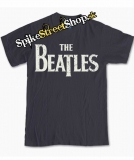 BEATLES - Logo Vintage - bridlicové sivé pánske tričko